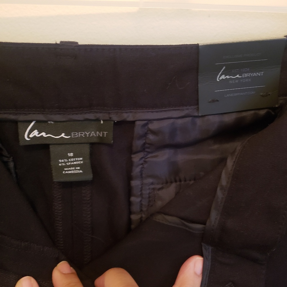 Black Lane Bryant Lena Pants 18